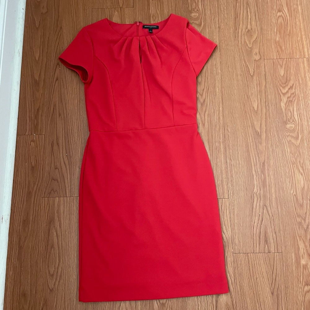 Banana Republic red dress